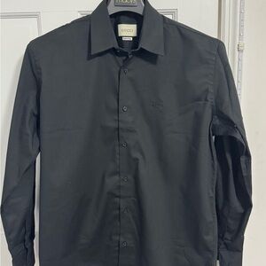 Gucci Black Dress Shirt Classic Elegance